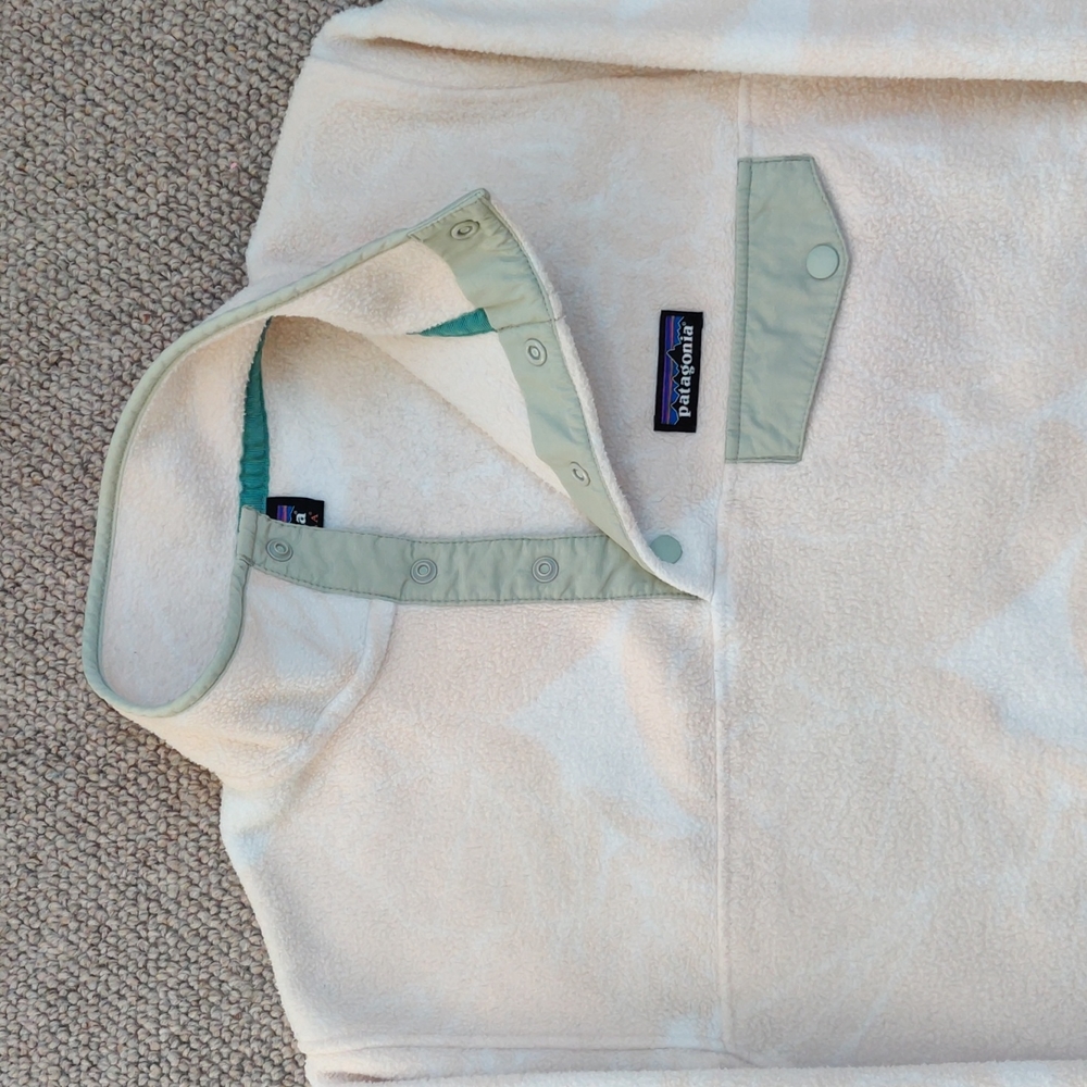 Patagonia Snap-T Synchilla fleece pullover sweater Valley Flora print, Small - Picture 2 of 7